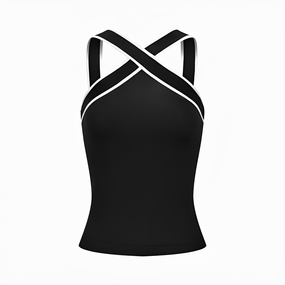 Ferlyn - Blusa Estilizada con Escote en V