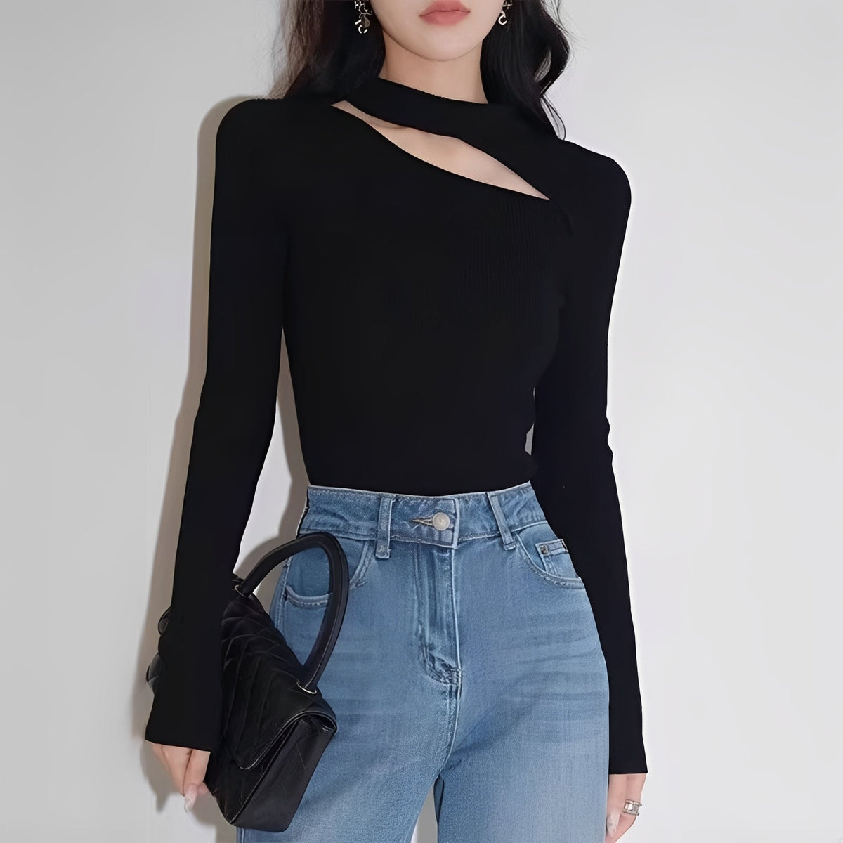 Kiarra - Top asimétrico elegante