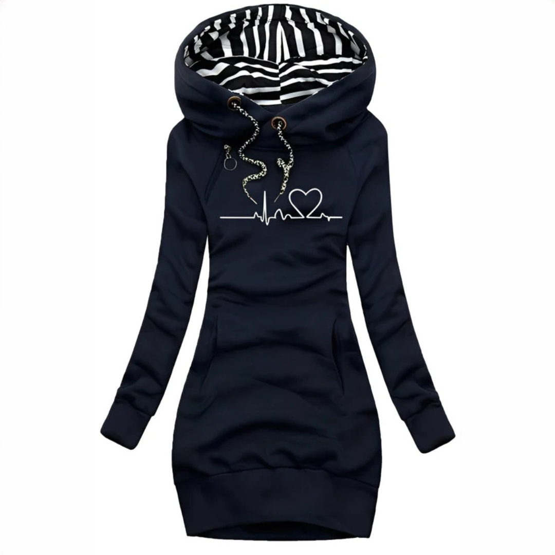 Jaidyn - Vestido con capucha con estilo