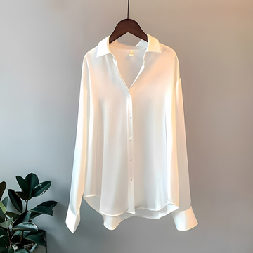 Zaniyah - Camisa Reluciente de Manga Larga