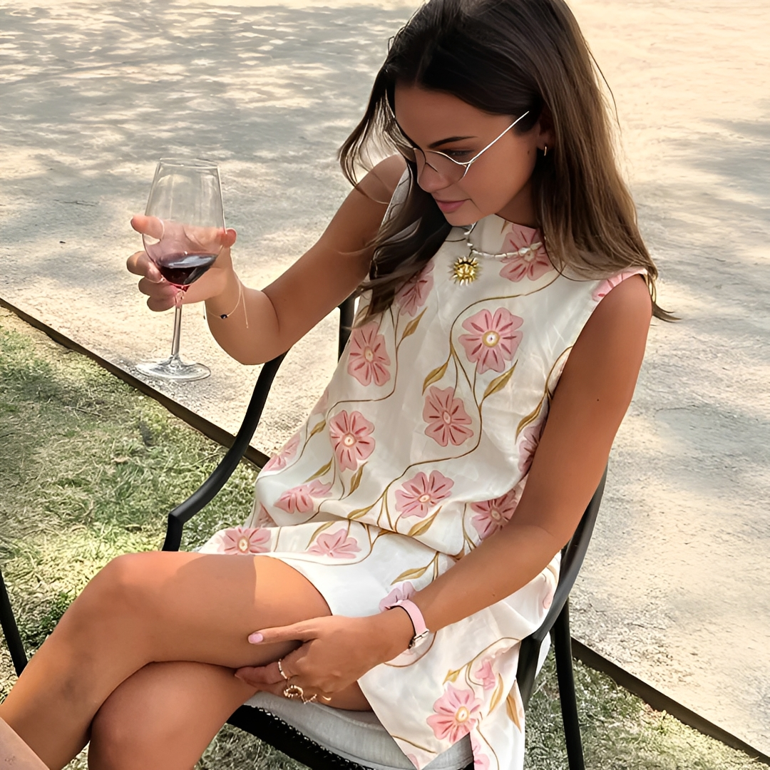 Kemberly - Vestido corto elegante sin mangas