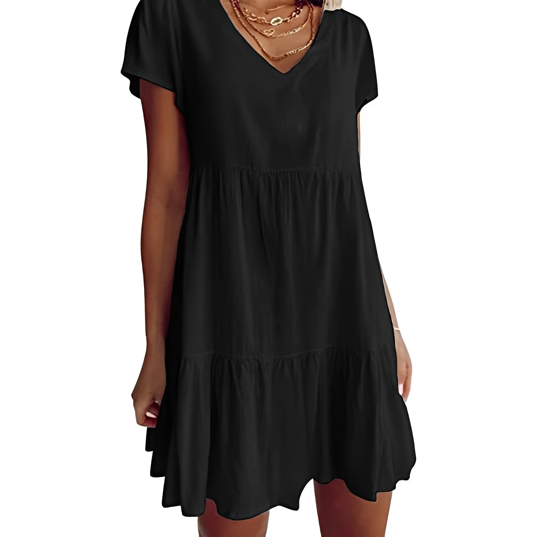 Judith - Mini Vestido Holgado Casual