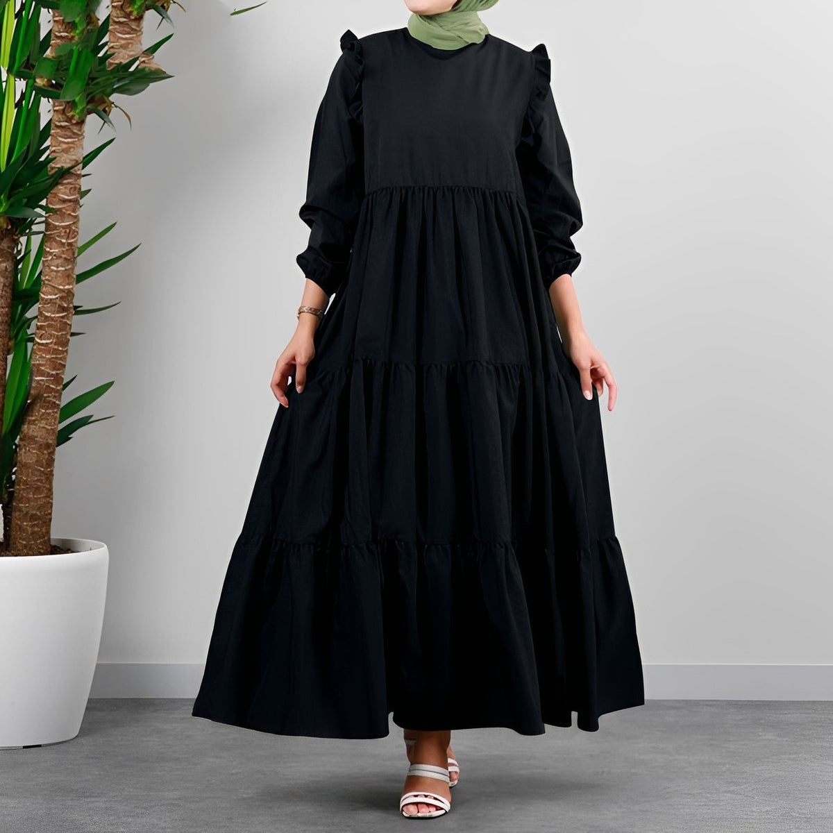 Margaret - Vestido Midi con Vuelo Elegante