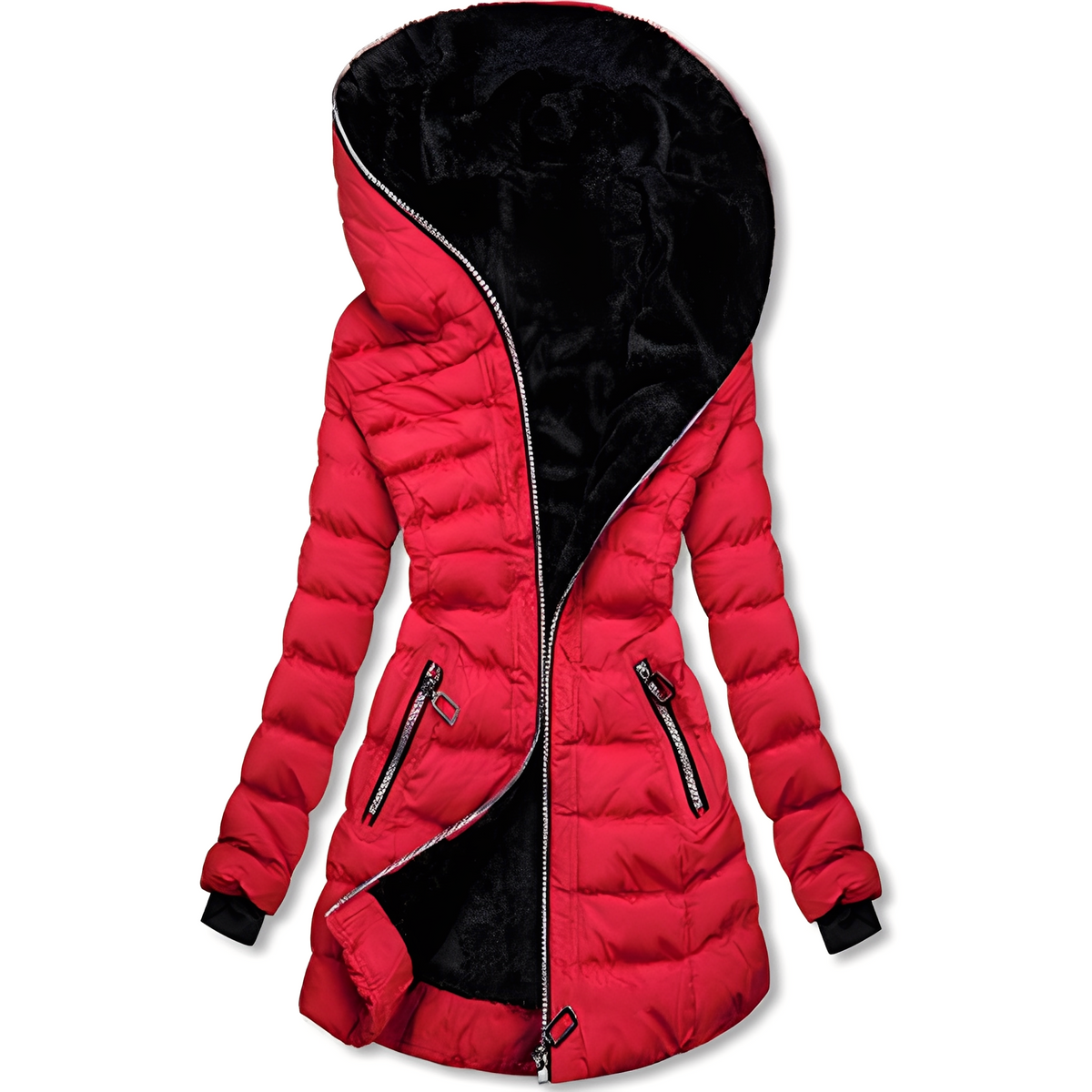 Jasmine - Chaqueta con capucha moderna