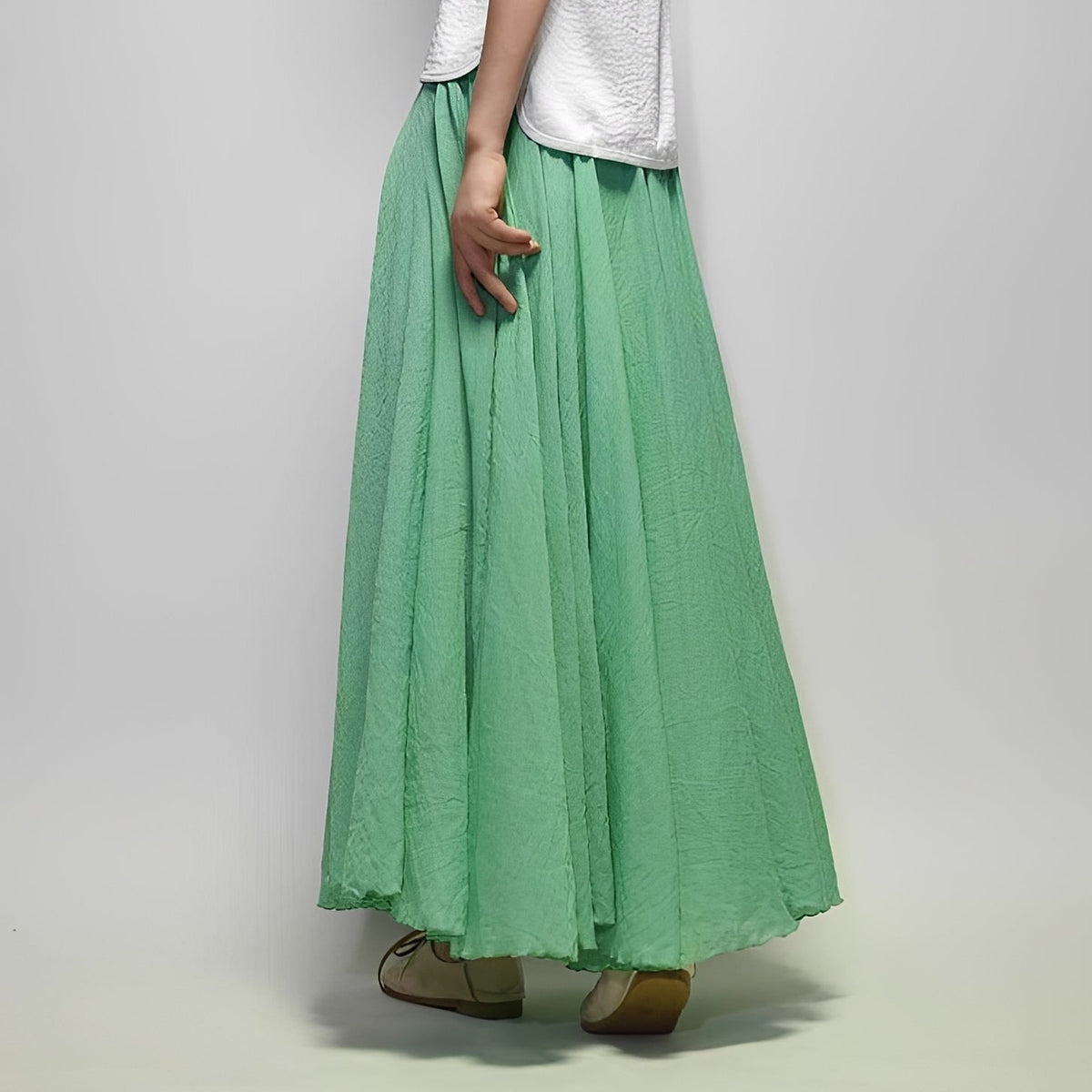 Alina - Falda Maxi Bohemia Fluyente