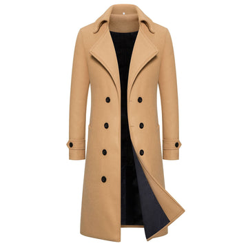 Frankie - Trench elegante de lana para hombres