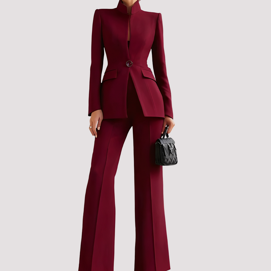 Jean - Conjunto de Traje Elegante con Un Botón