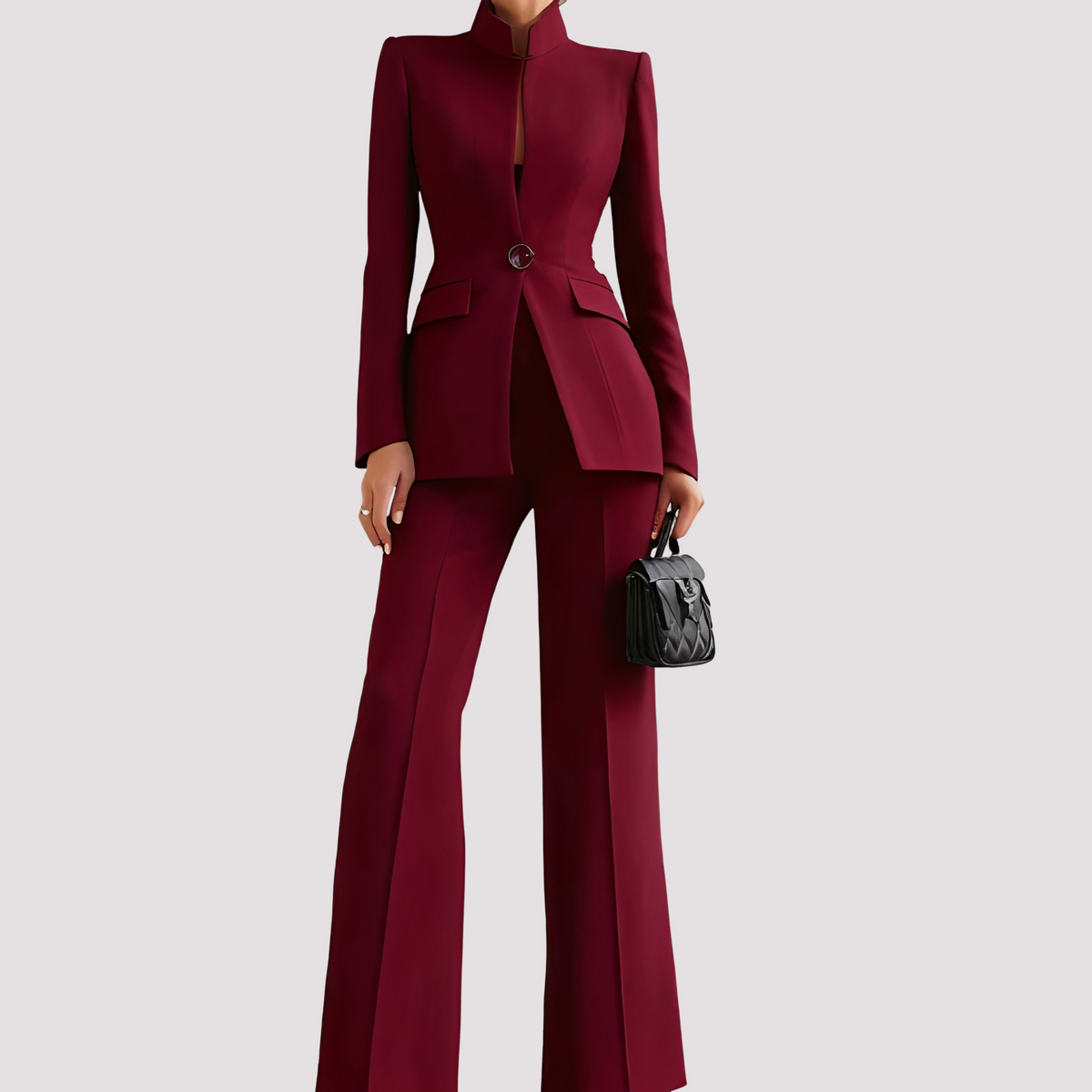 Jean - Conjunto de Traje Elegante con Un Botón