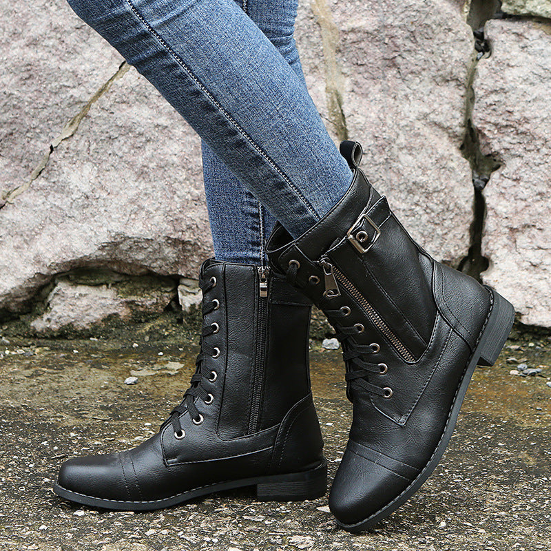 Katerina - Botas Elegantes de Tacón Bajo