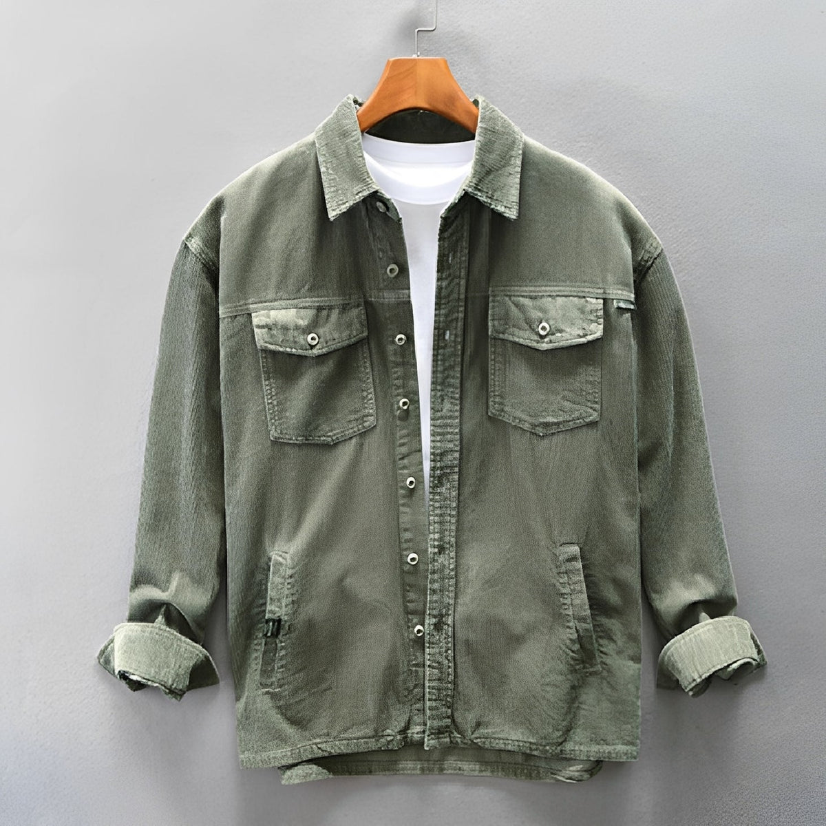 Luis - Camisa de Pana Hombre - Casual y Cómoda