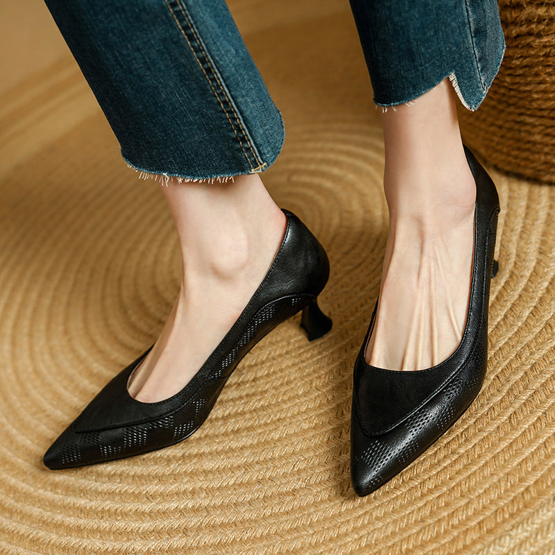 Charlotte - Tacones Elegantes de Punta