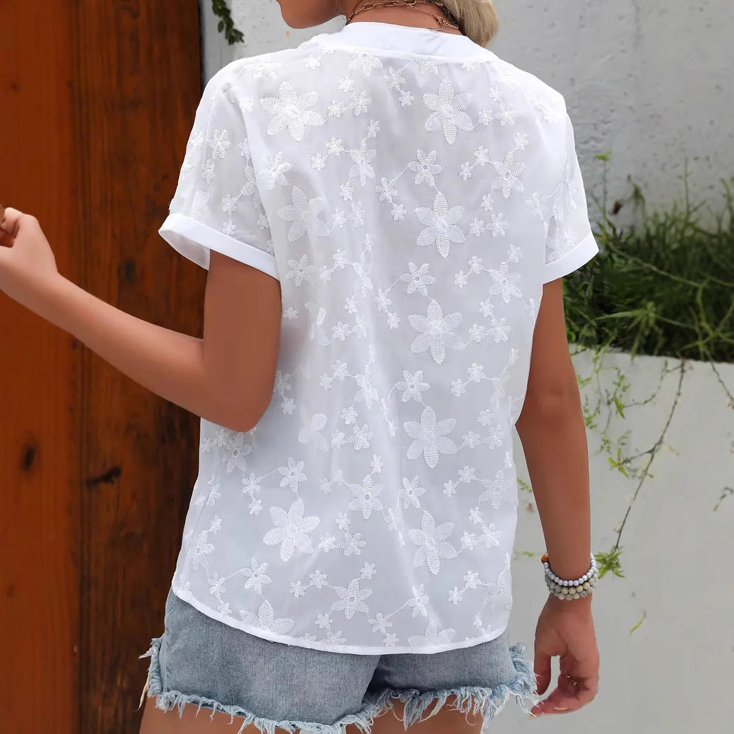 Rosalie - Blusa Floral Elegante