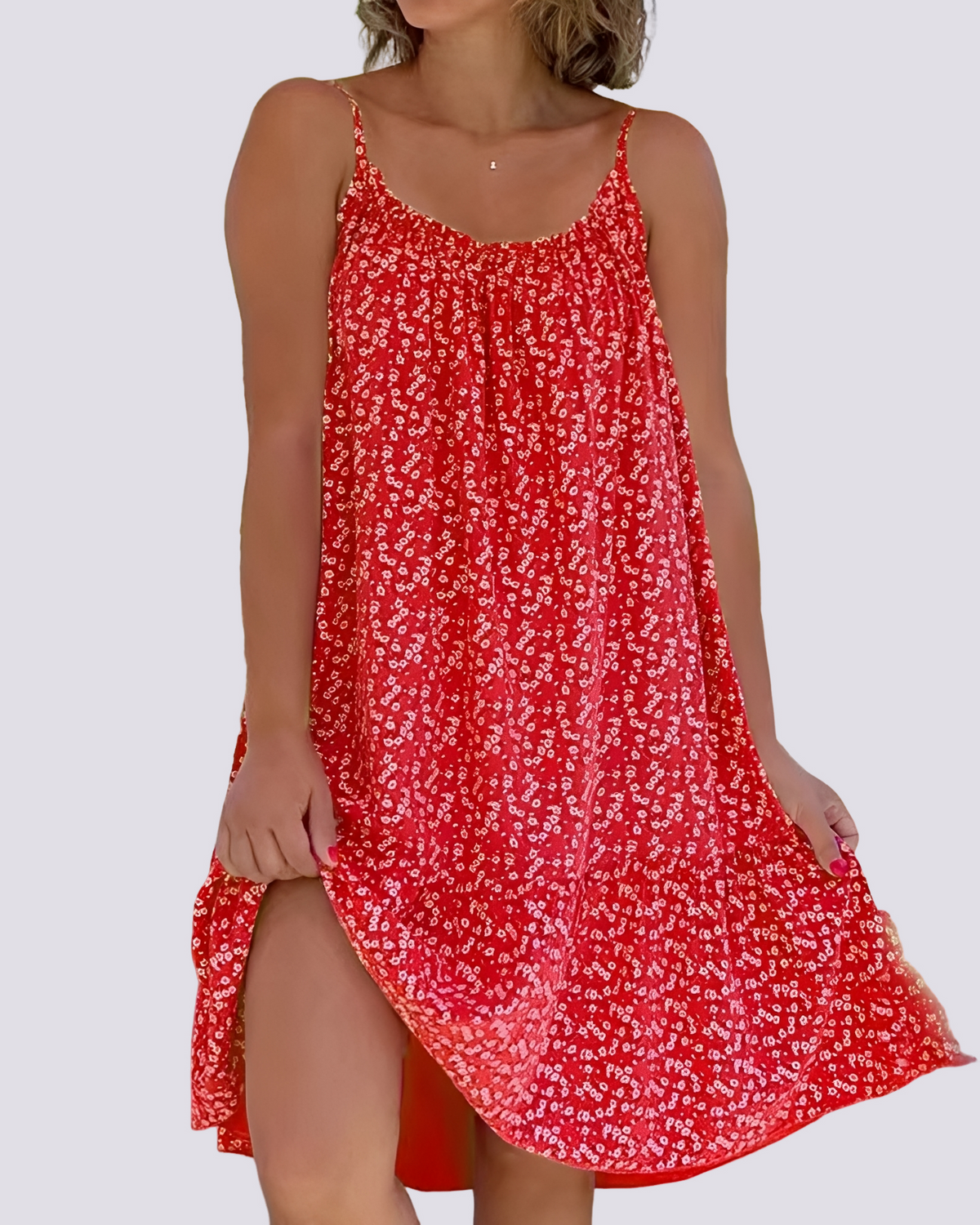 Alannah - Mini Vestido Floral Elegante