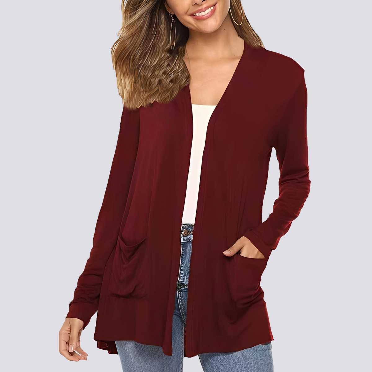 Bertha - Chaqueta Casual de Manga Larga