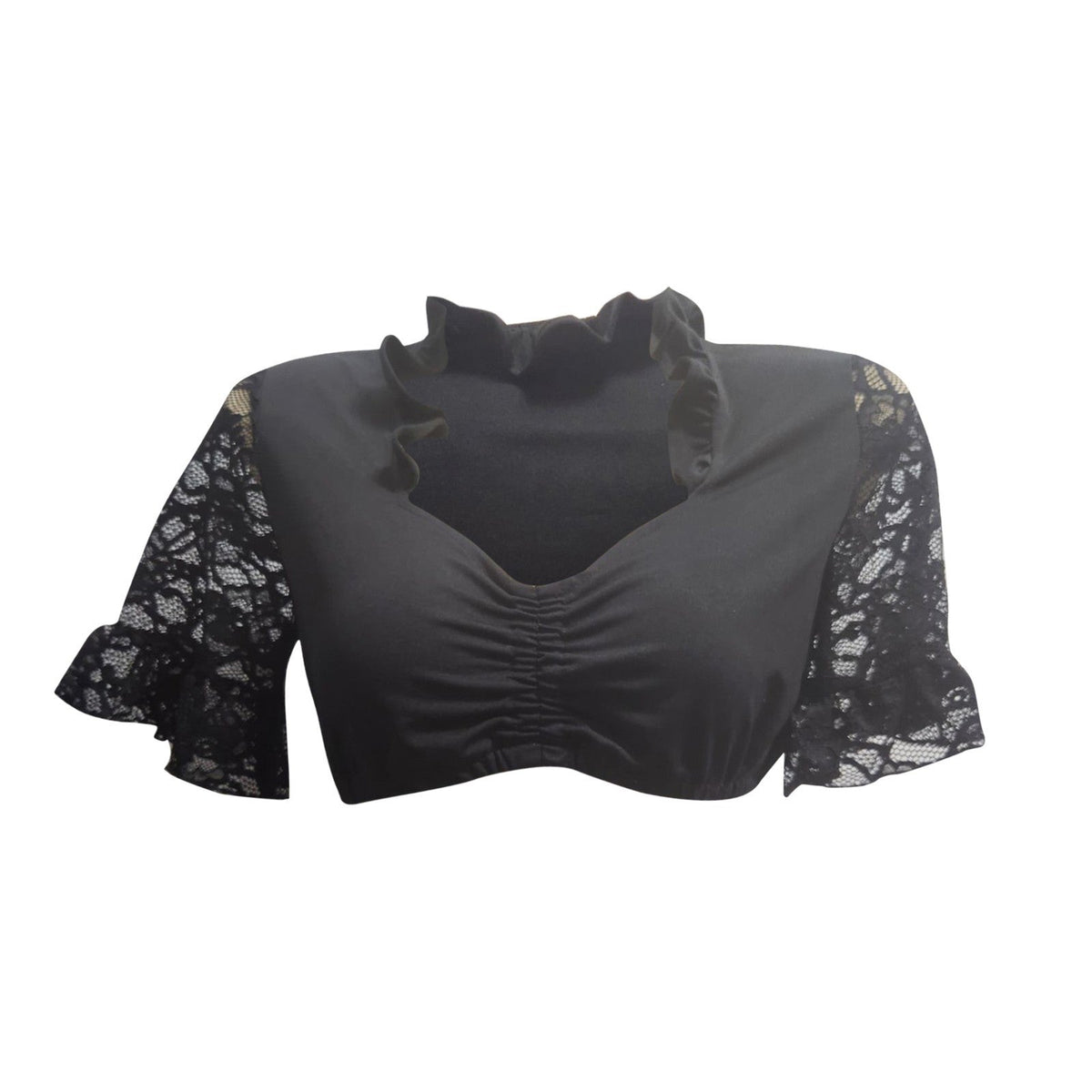 Zariah - Blusa dirndl con estilo moderno y chic