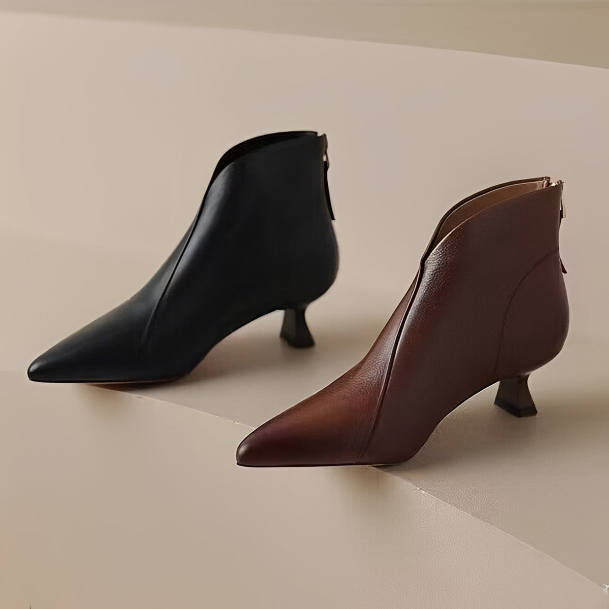 Samira - Botines Elegantes con Tacón