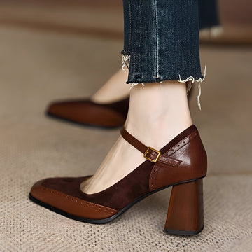 Isha - Tacones Formales Gruesos