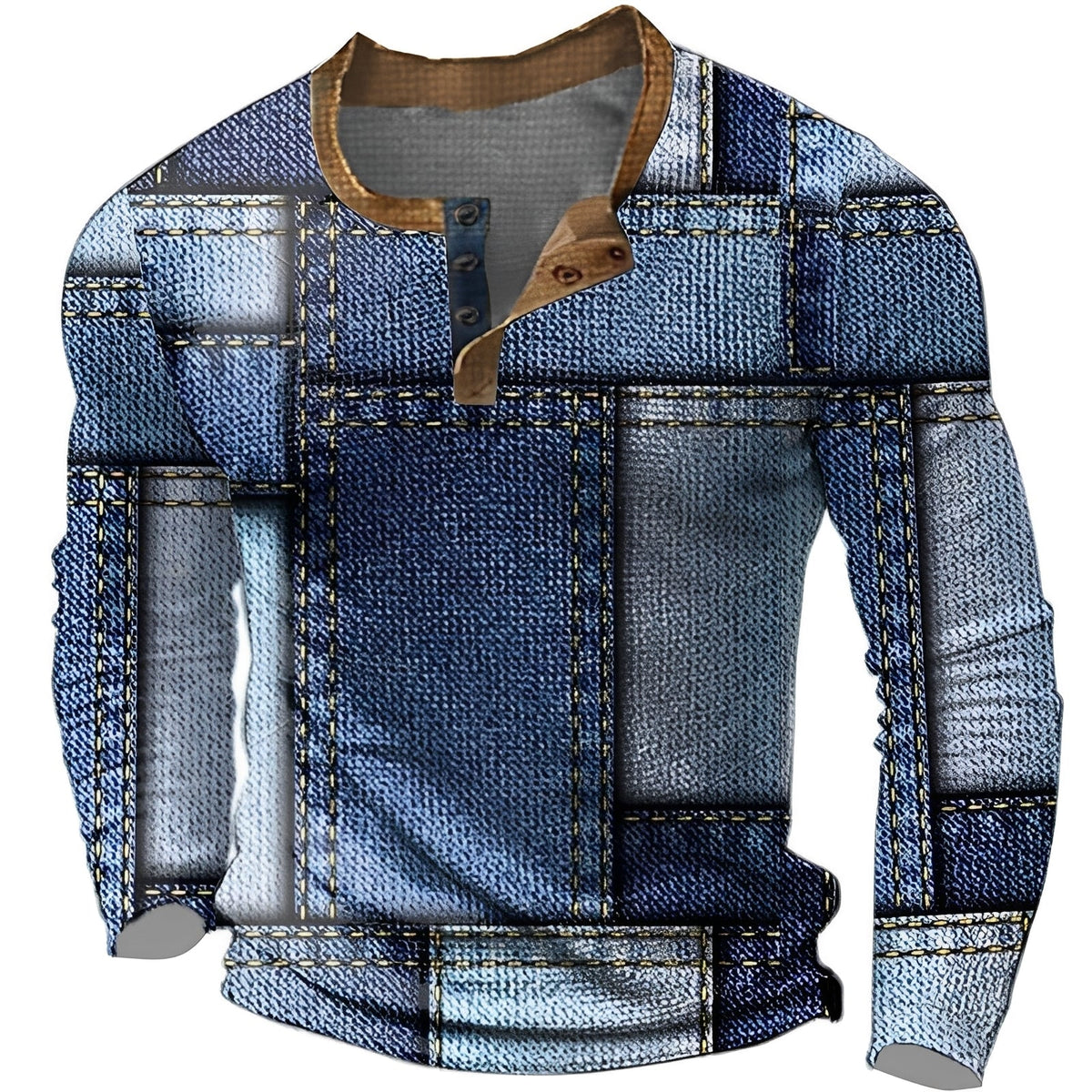 Sam - Camisa de Manga Larga Hombre - Elegante y Casual