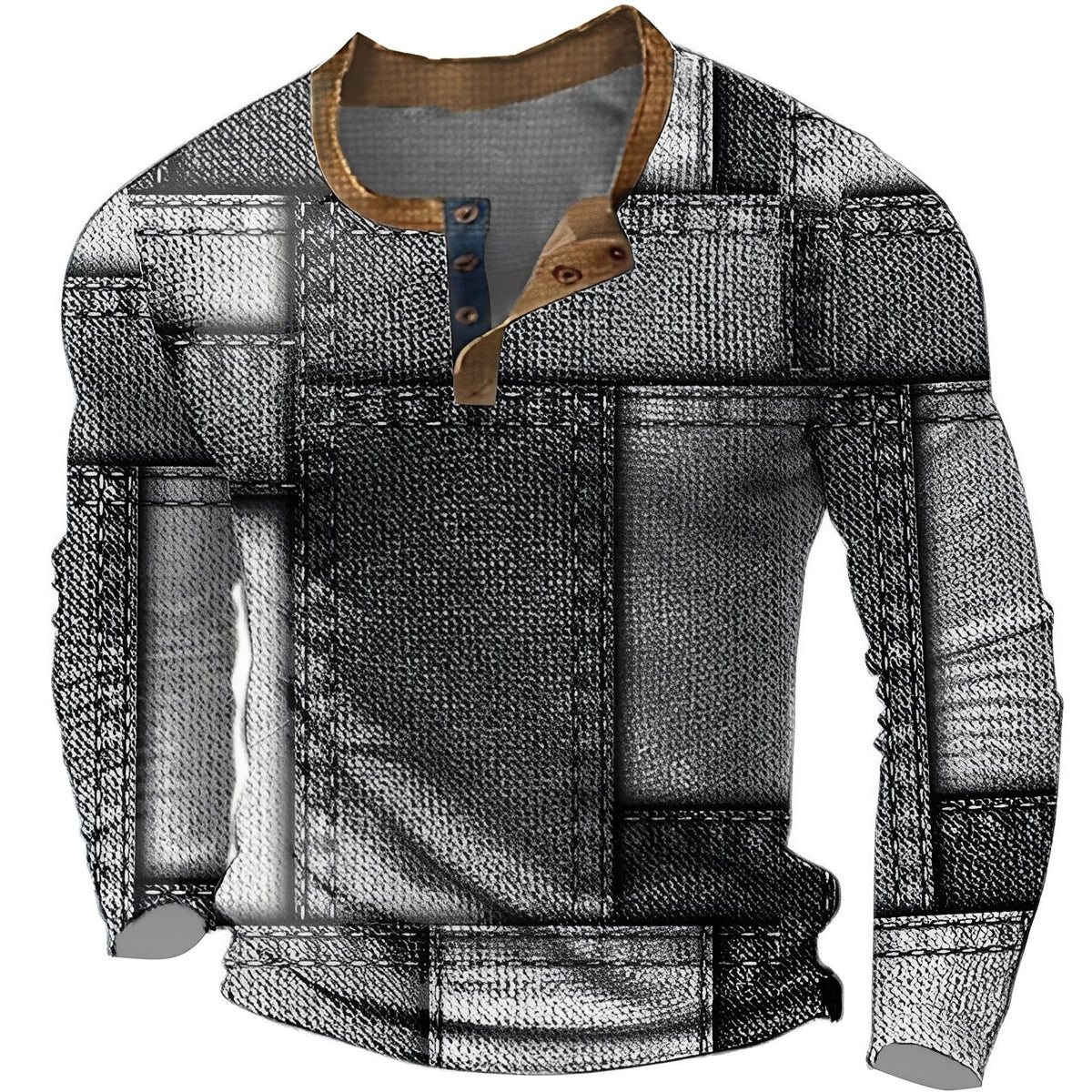Sam - Camisa de Manga Larga Hombre - Elegante y Casual