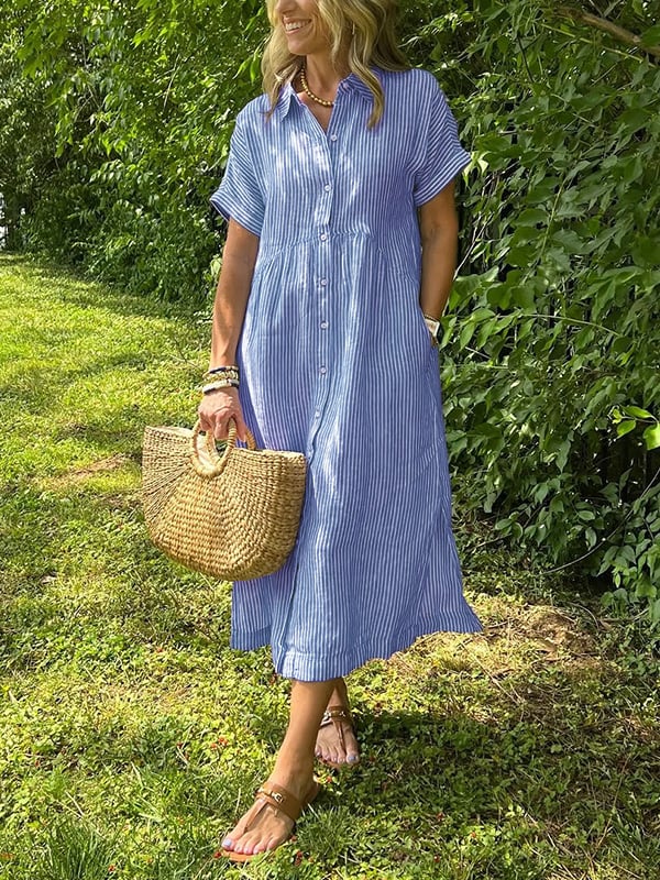 Corinne – Vestido camisa elegante para mujeres