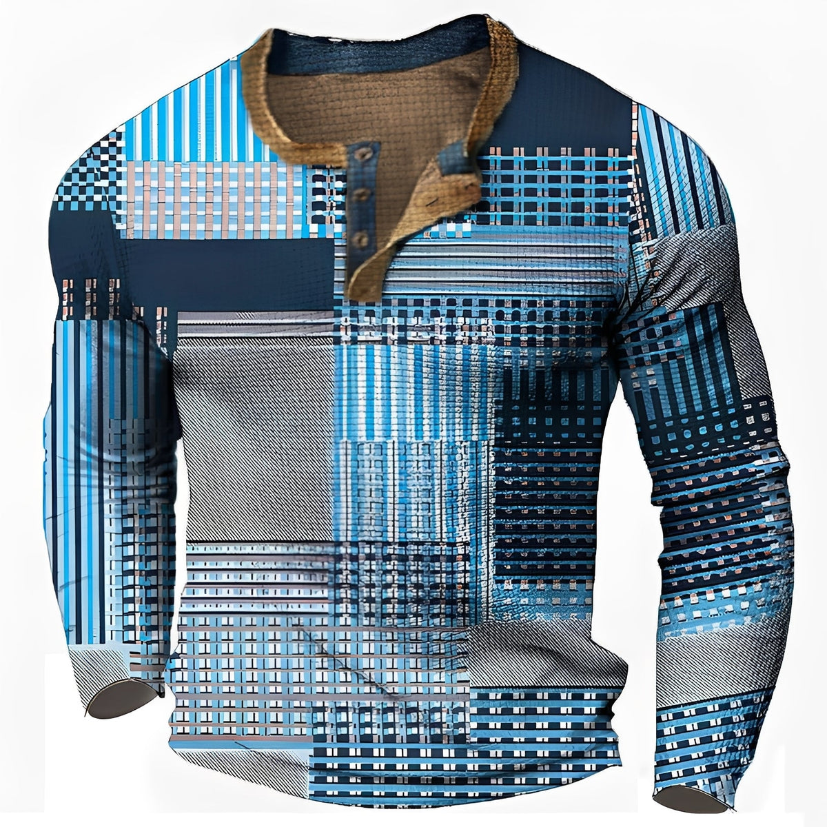 Sam - Camisa de Manga Larga Hombre - Elegante y Casual