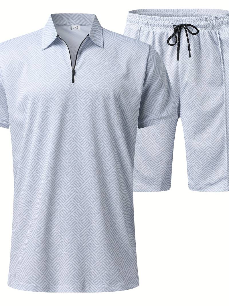 Theodore - Conjunto de 2 piezas para hombres, confort casual
