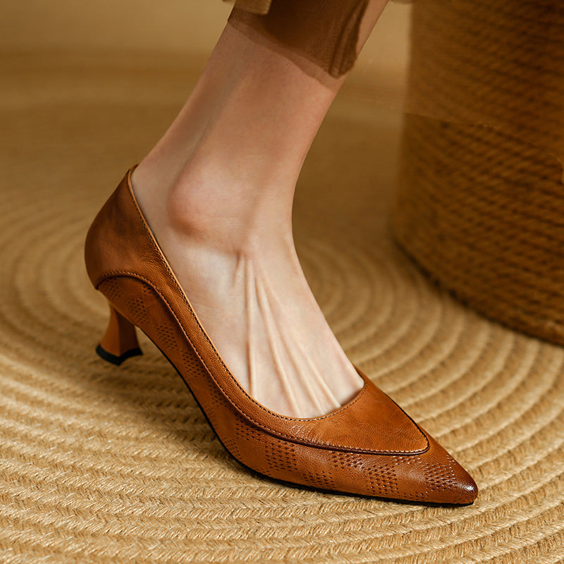 Charlotte - Tacones Elegantes de Punta