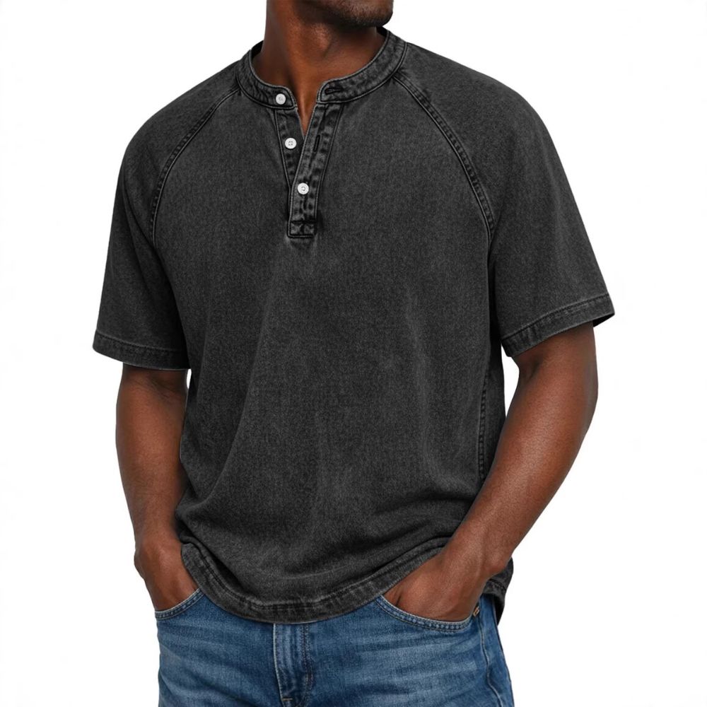 Austin - Camisa Suelta Lavada