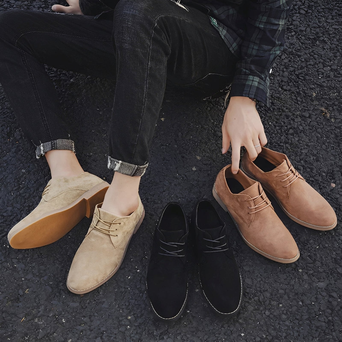 Dwayne - Zapatos vintage para hombres