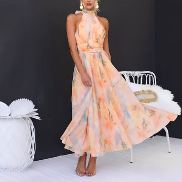 Esther – Vestido maxi para mujer – para un calor floral