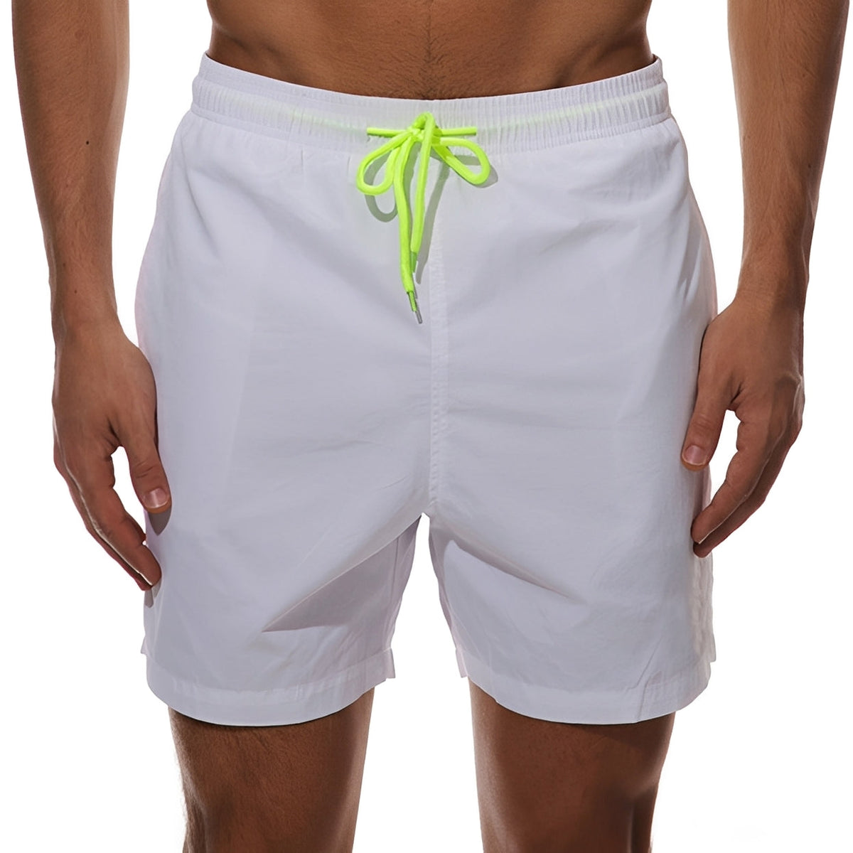 Aaron - Pantalones cortos de baño casuales, de secado rápido para hombres