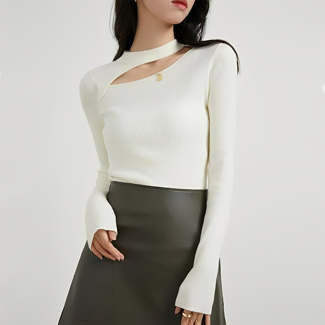 Kiarra - Top asimétrico elegante