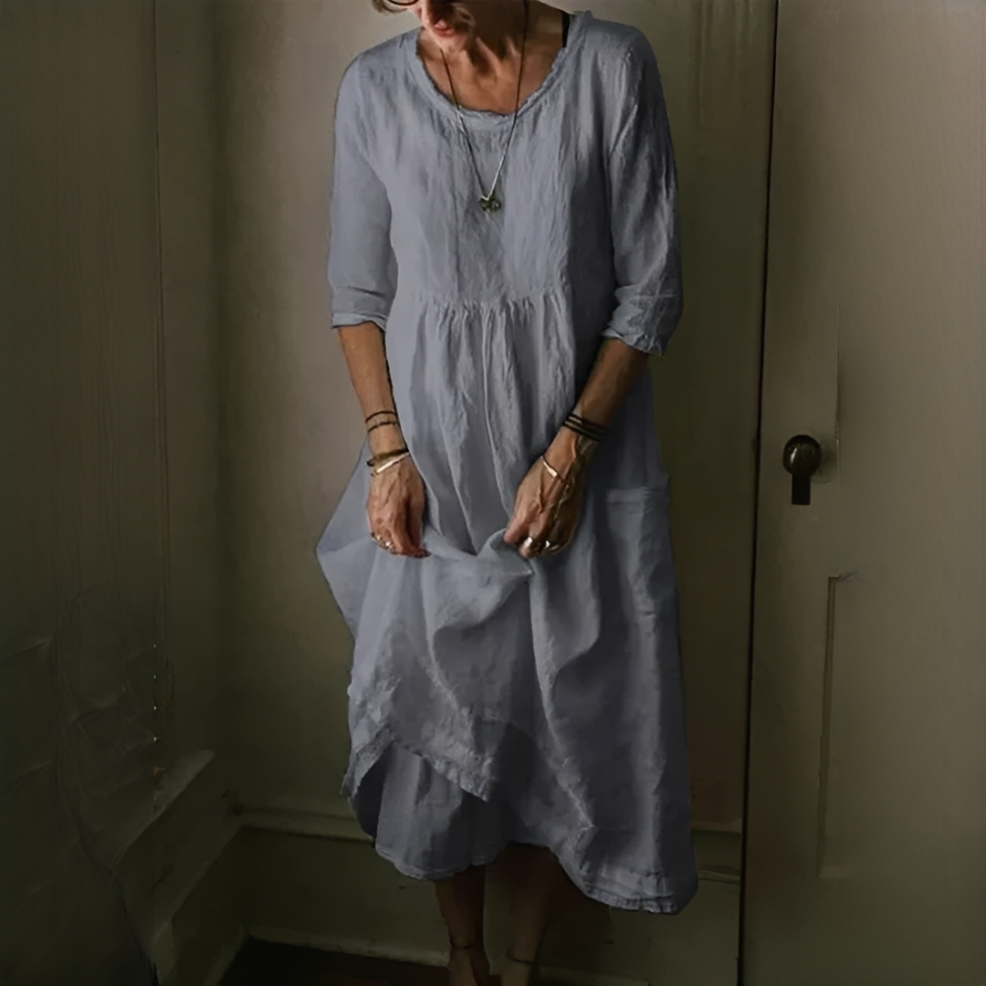 Aimee - Vestido Plisado Confortable