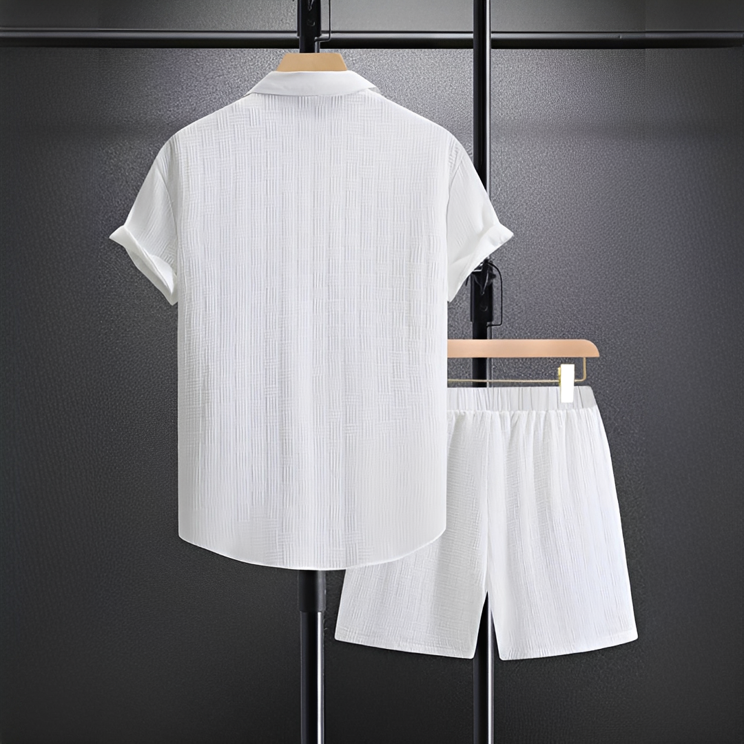Reymark - Conjunto veraniego de moda 2 piezas para hombre