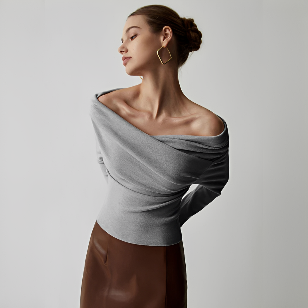 Venise - Top elegante de hombros descubiertos