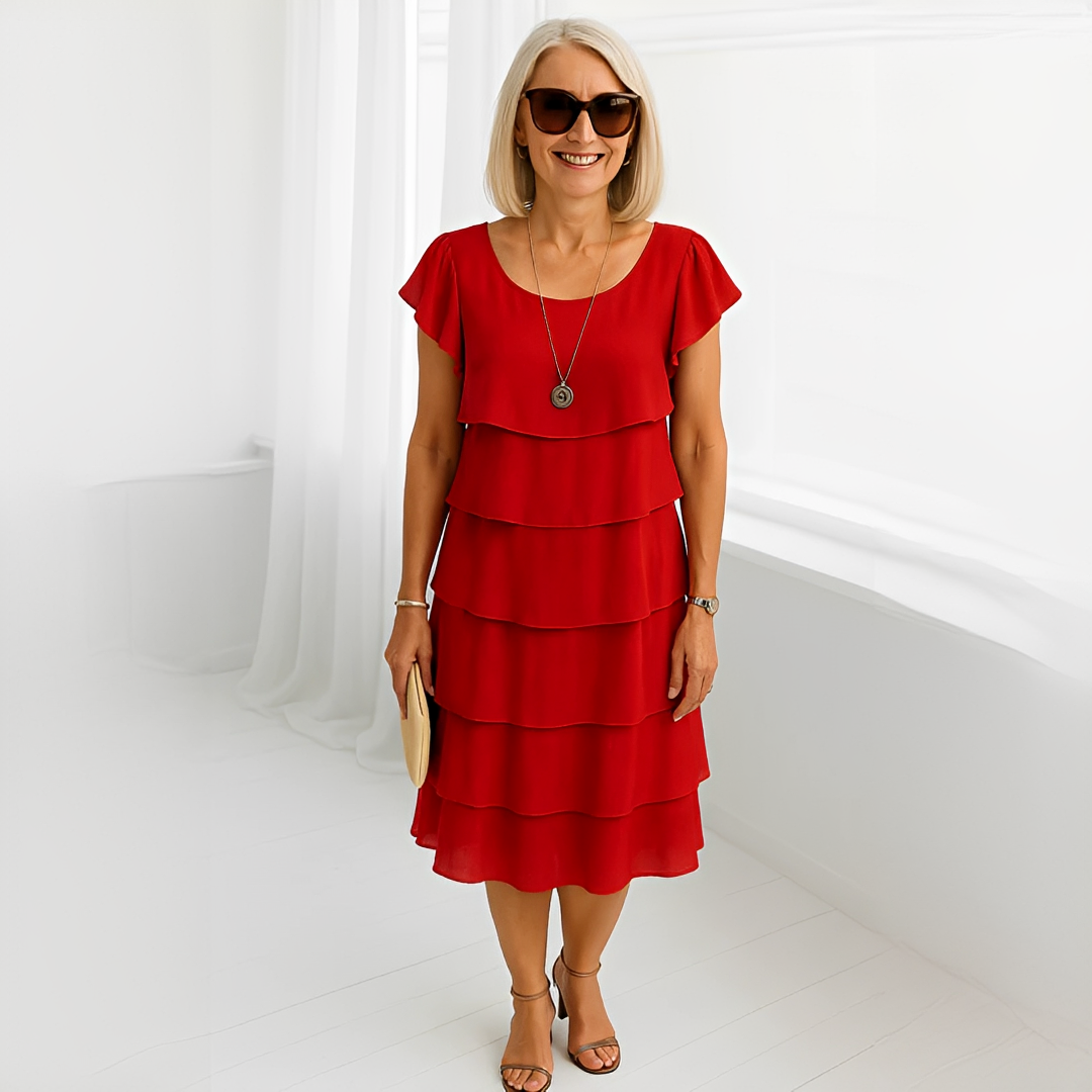 Keren - Vestido midi estiloso
