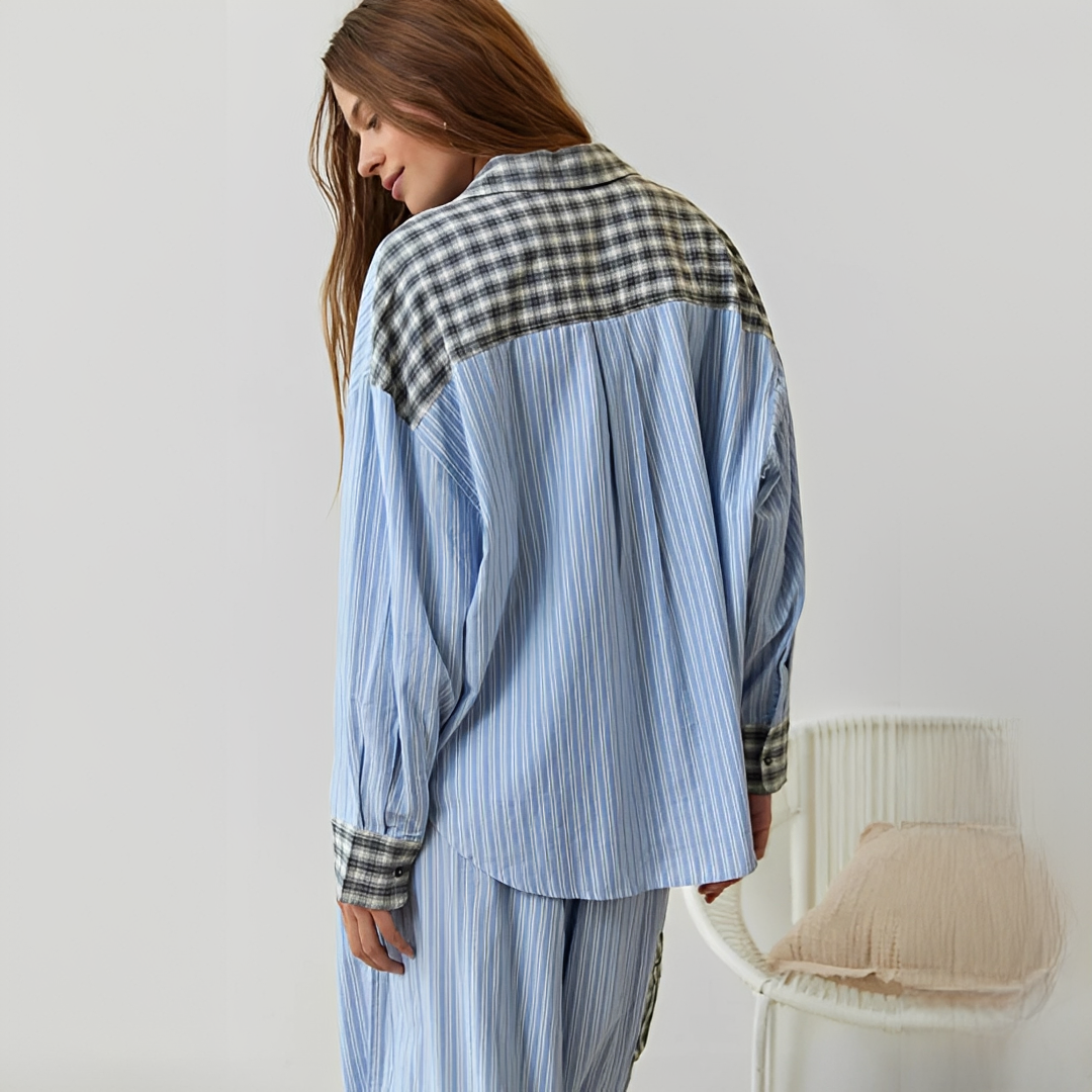 Elena - Set de pijama de dos piezas sofisticado