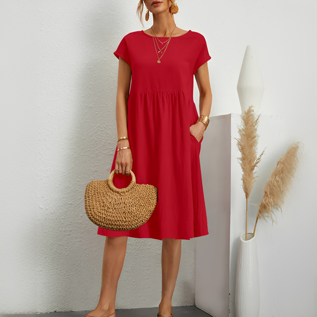 Evalyn - Vestido Midi Sofisticado