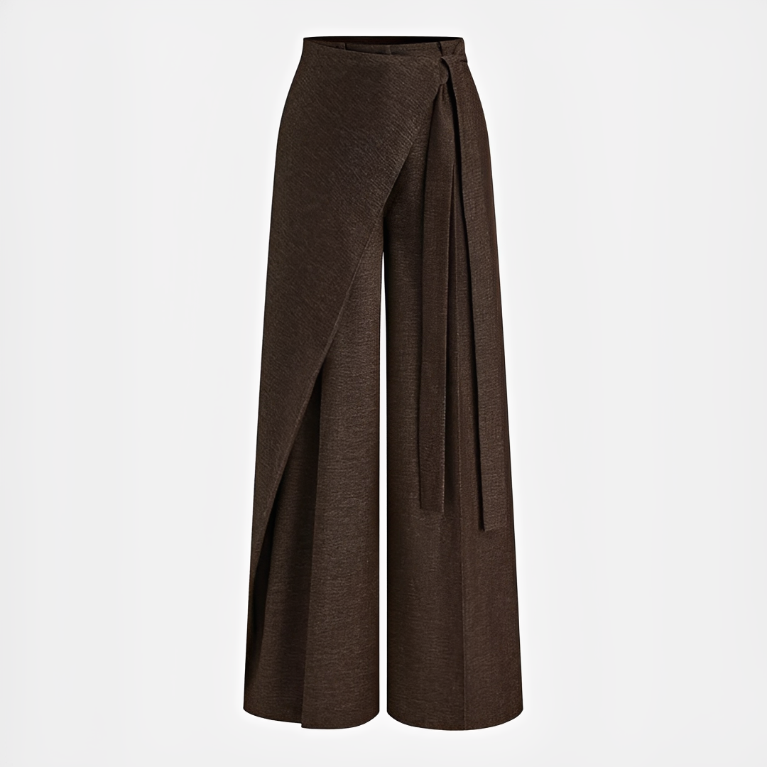 Leilani - Pantalones anchos asimétricos