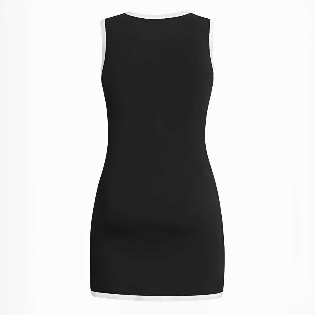 Delilah - Vestido corto sin mangas y chic