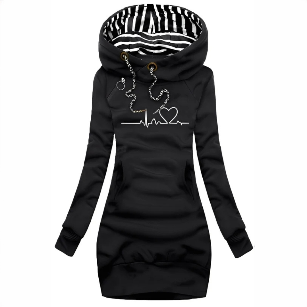 Jaidyn - Vestido con capucha con estilo
