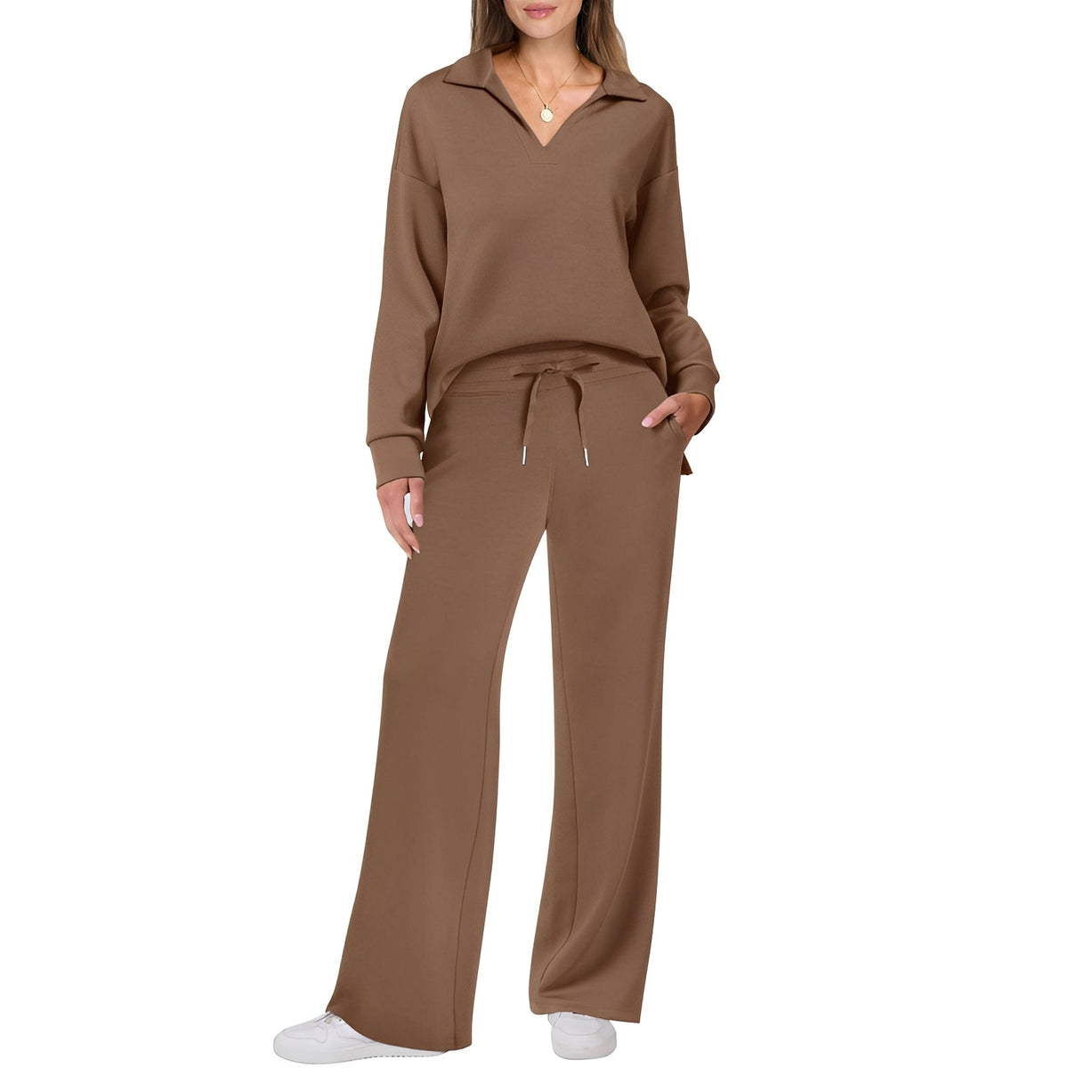Carmena - Set de pantalones confortable y acogedor