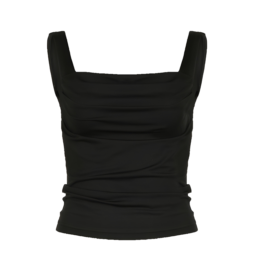 Genevieve - Top Cami Sólido y Sin Esfuerzo