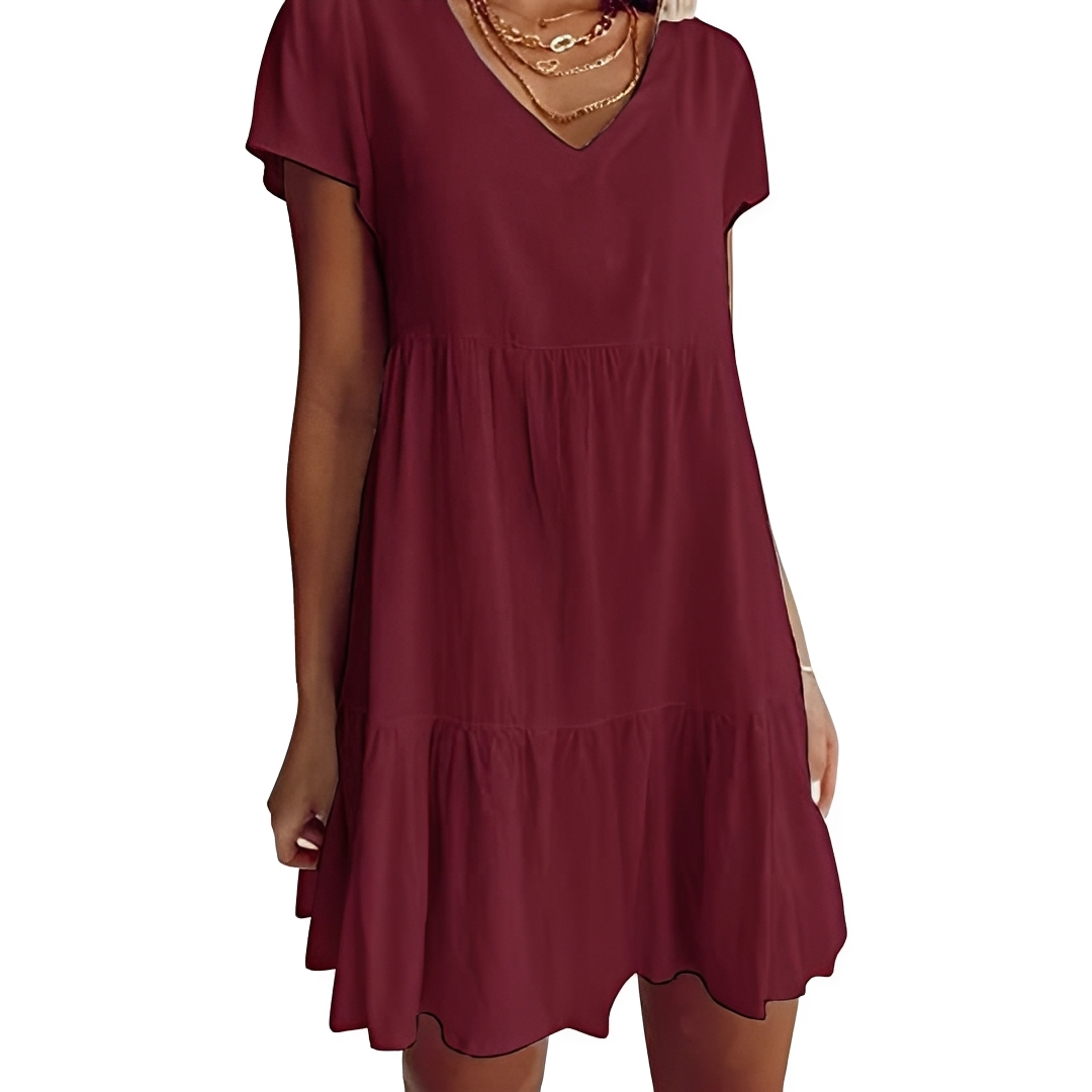 Judith - Mini Vestido Holgado Casual