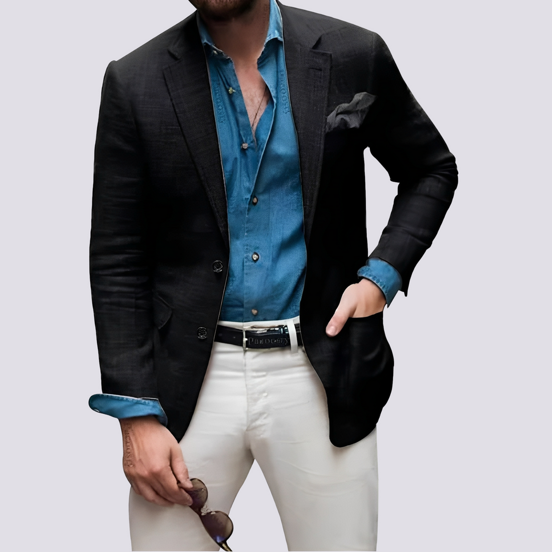 Glenn - Chaqueta elegante para hombres con botones