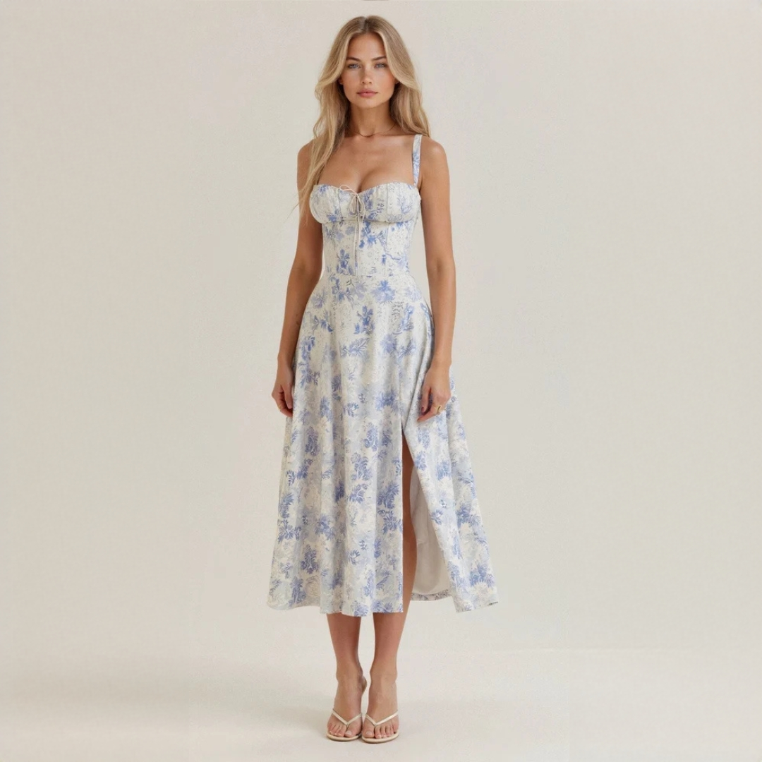 Liana - Vestido midi refinado