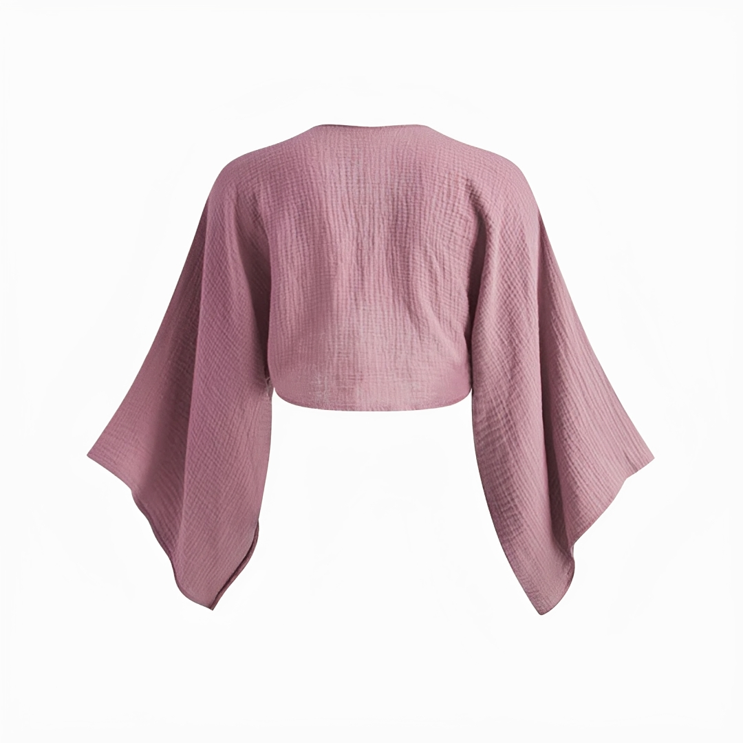 Arabella - Camisa Elegante con Lazo Frontal