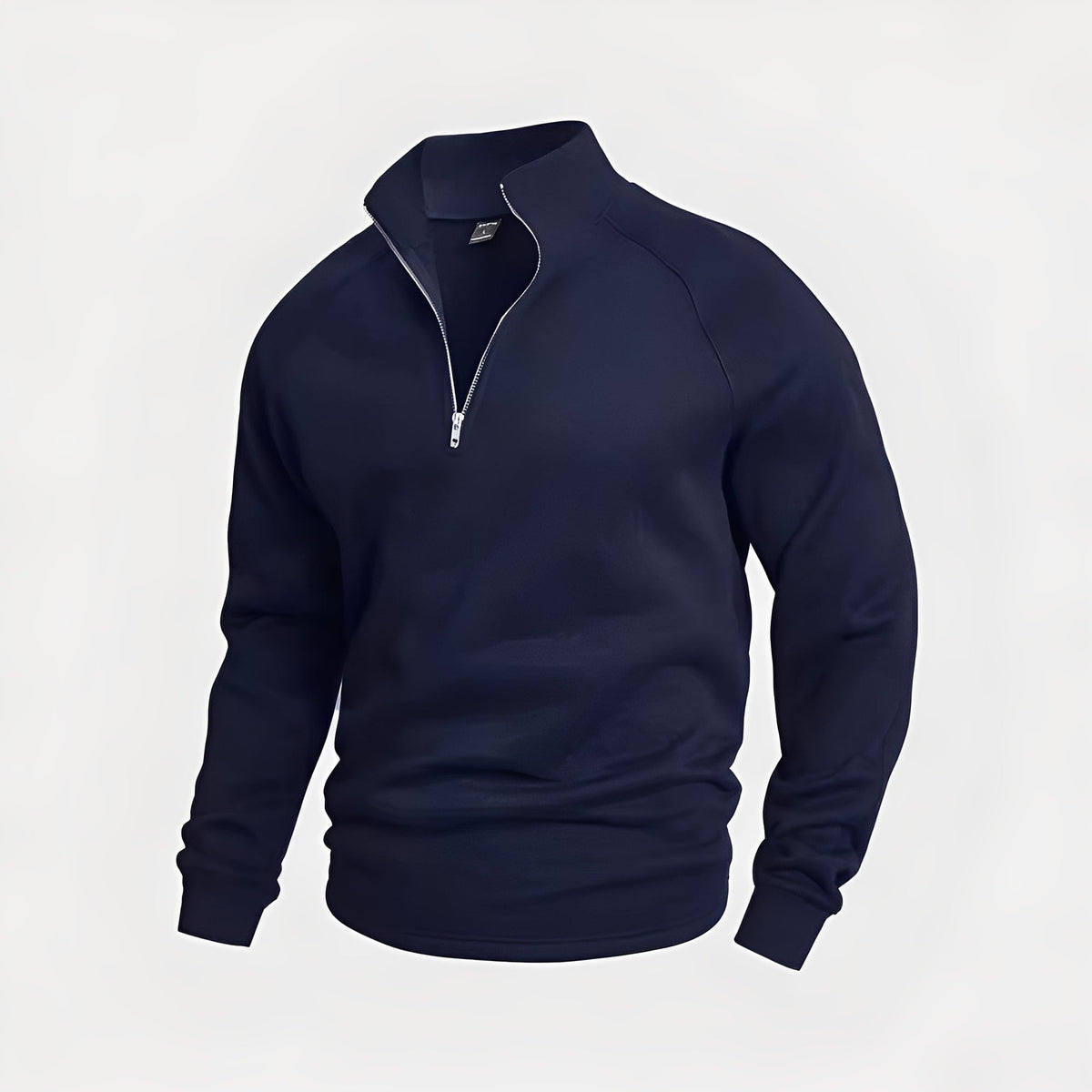 Wiley - Sudadera cómoda para hombres con cremallera