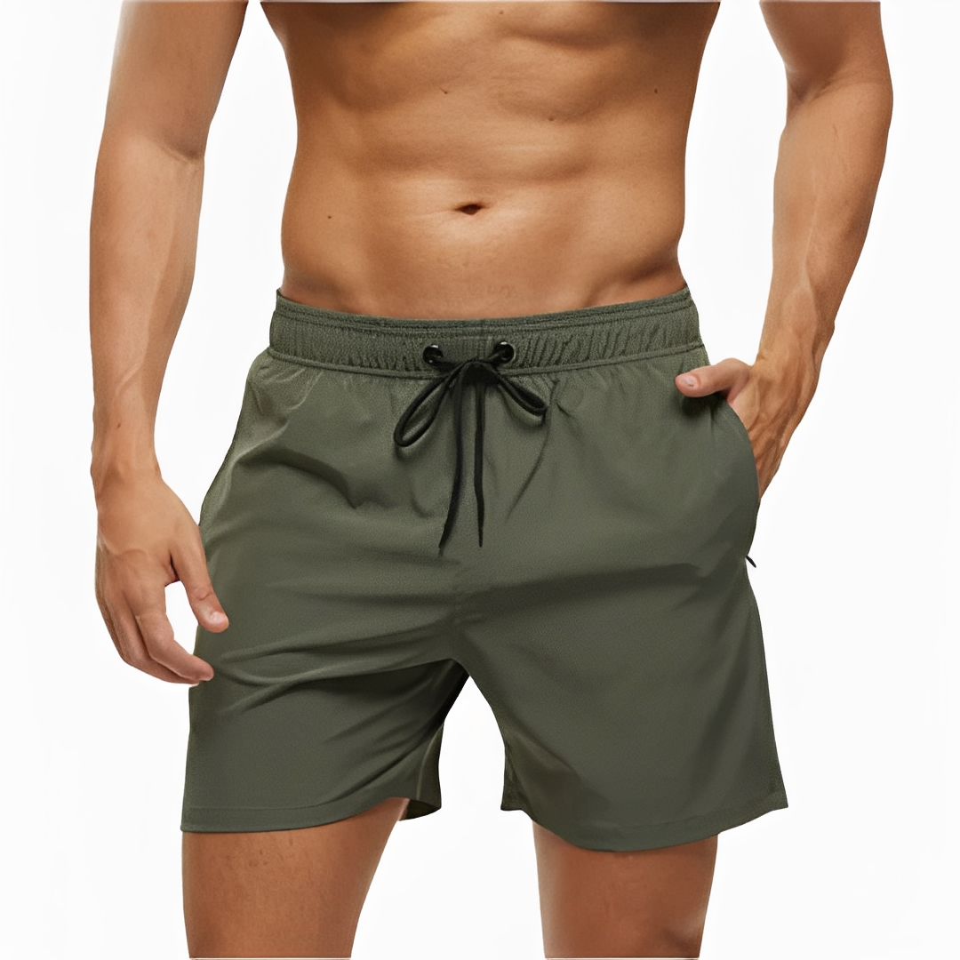 Brenz – Shorts de baño para hombres – confortables para días soleados