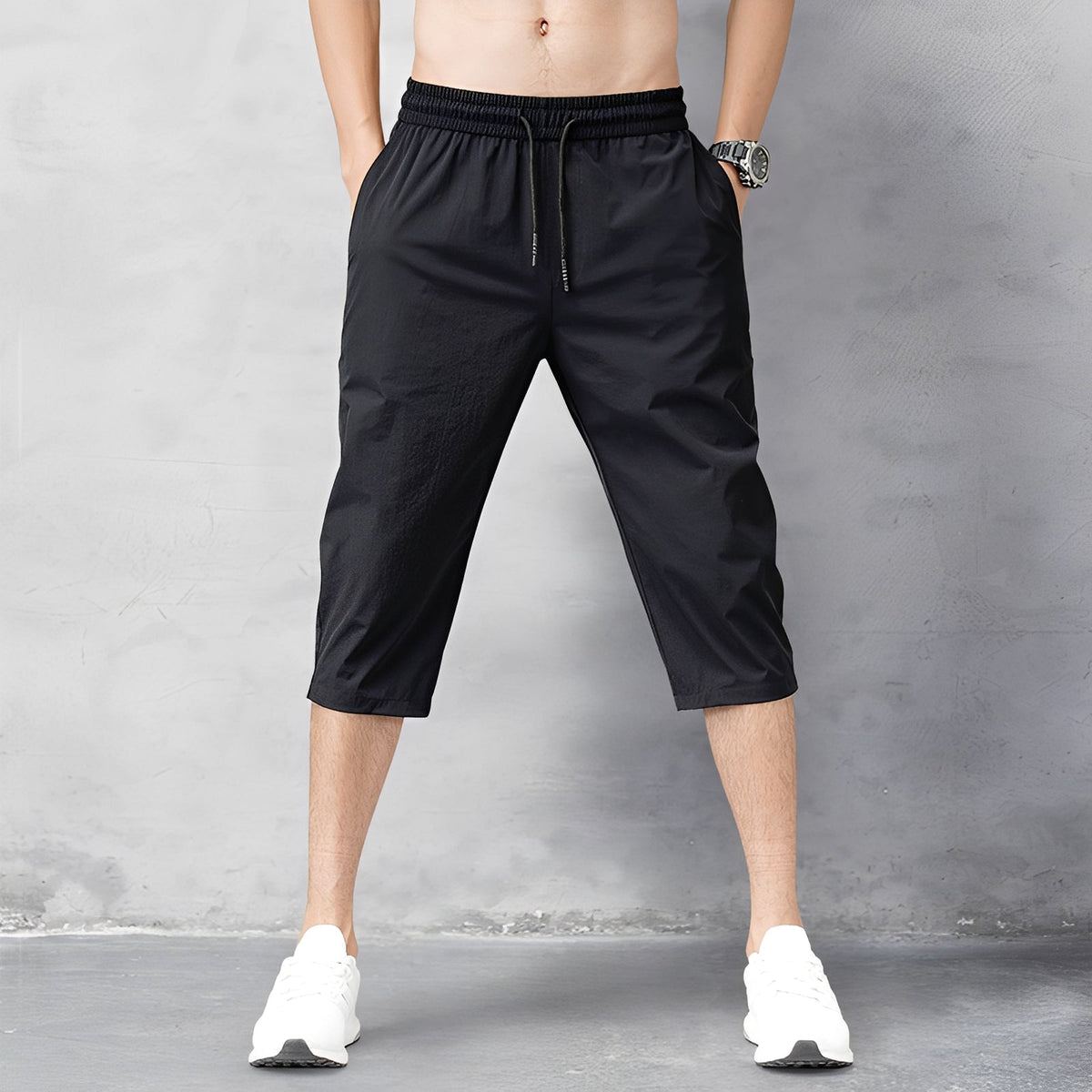 Howard - Pantalones Cortos Casuales de Secado Rápido